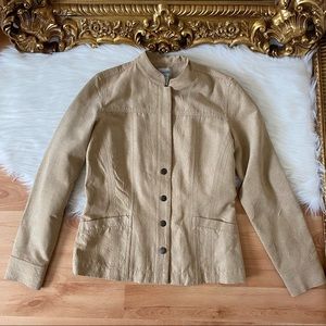 Chico’s Tan Button Down Jacket